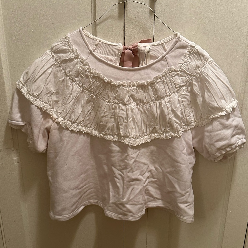 Anthropologie Puff Sleeve Top